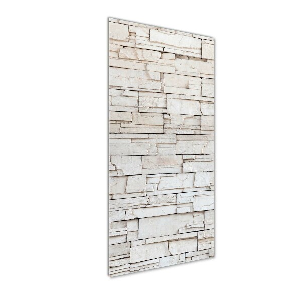 Staand foto plexiglas Stenen muur