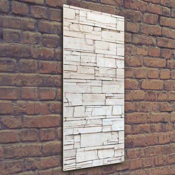 Staand foto plexiglas Stenen muur