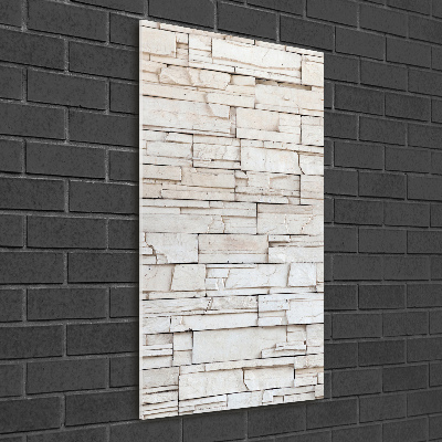 Staand foto plexiglas Stenen muur