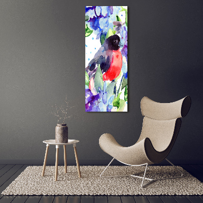 Staand foto plexiglas Vogels en bloemen
