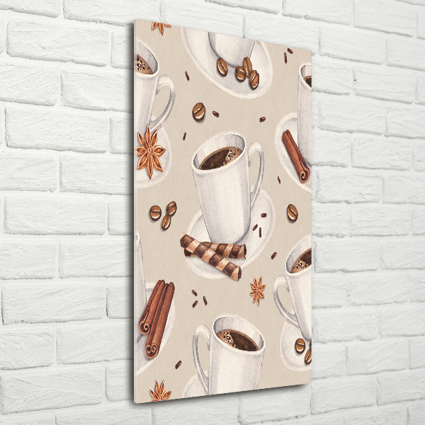 Staand foto op plexiglas Een kopje koffie