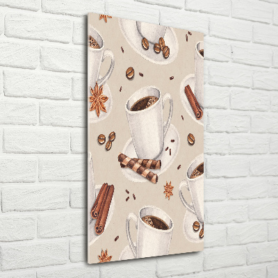 Staand foto op plexiglas Een kopje koffie