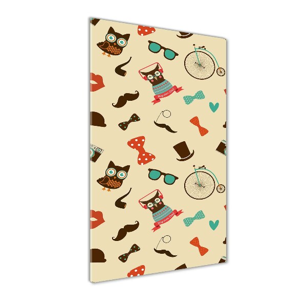 Staand foto plexiglas Uilen fietsbril