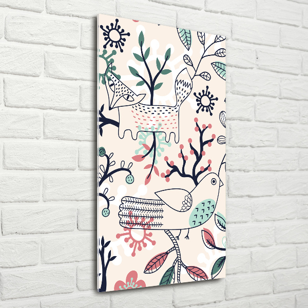 Staand foto op plexiglas Dieren en bloemen