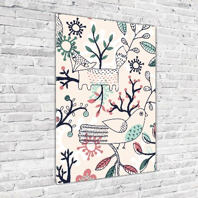 Staand foto op plexiglas Dieren en bloemen