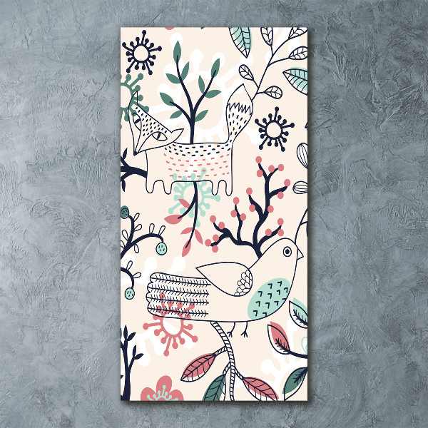 Staand foto op plexiglas Dieren en bloemen