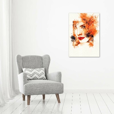 Staand foto plexiglas Abstracte vrouw