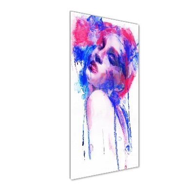 Staand foto in plexiglas Abstracte vrouw