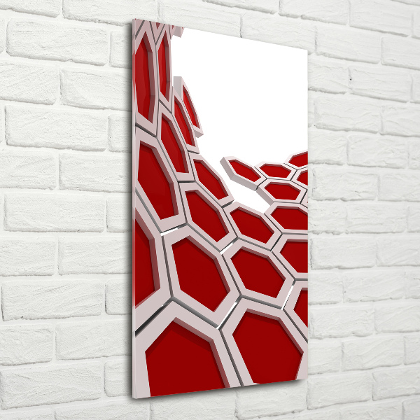 Staand foto op plexiglas 3D-abstractie