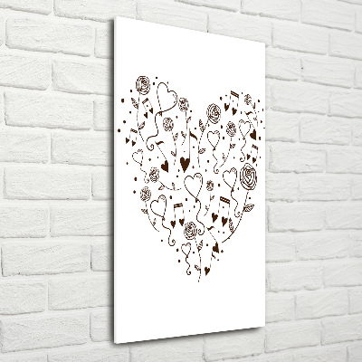 Staand foto op plexiglas Hart