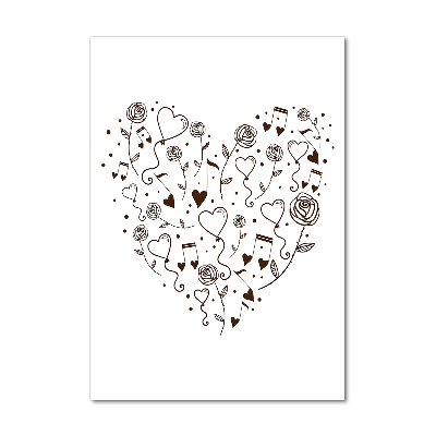 Staand foto op plexiglas Hart