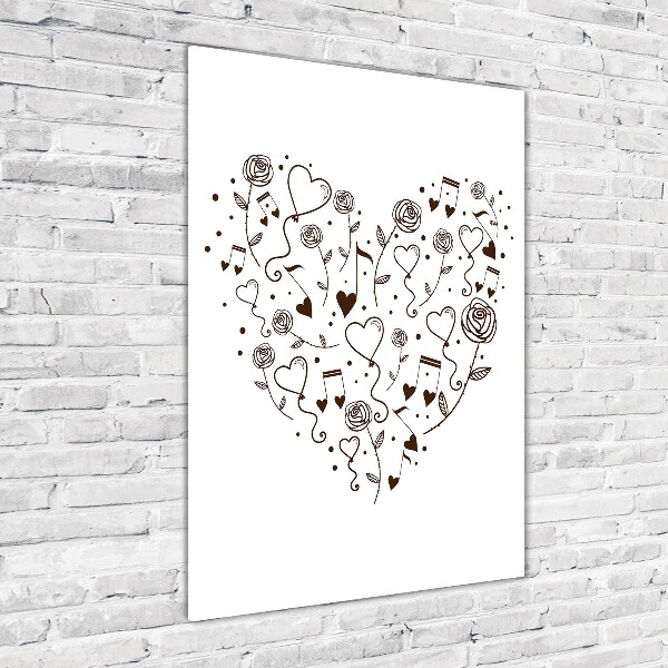 Staand foto op plexiglas Hart