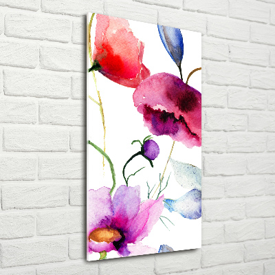 Staand plexiglas foto Klaprozen