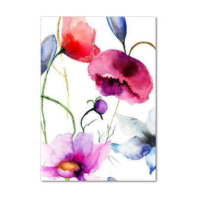 Staand plexiglas foto Klaprozen