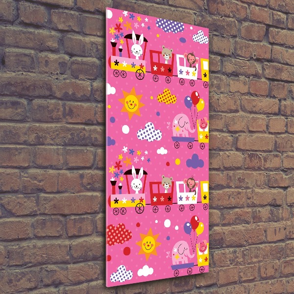 Staand foto in plexiglas Vrolijke Trein