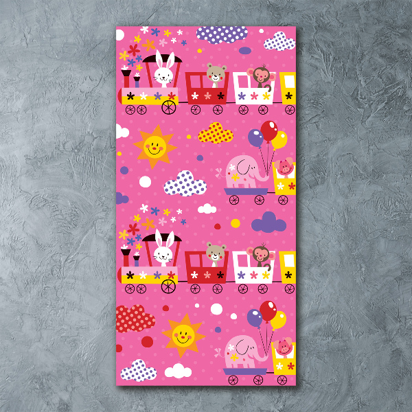 Staand foto in plexiglas Vrolijke Trein