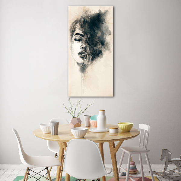 Staand foto op plexiglas Abstracte vrouw