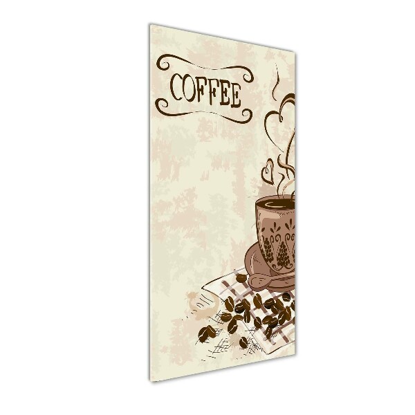 Staand foto op plexiglas Aromatische koffie