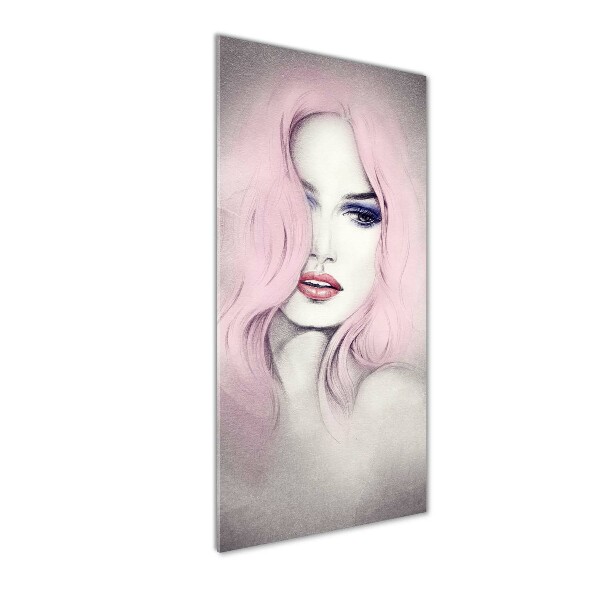 Staand foto in plexiglas Abstracte vrouw