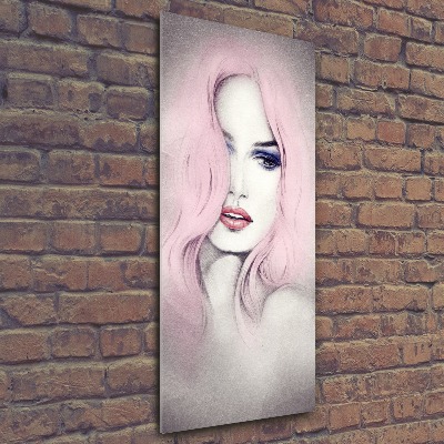 Staand foto in plexiglas Abstracte vrouw