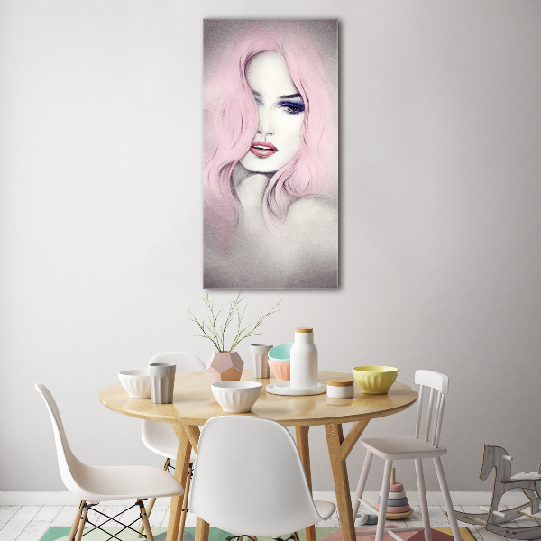 Staand foto in plexiglas Abstracte vrouw