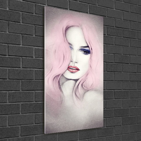 Staand foto in plexiglas Abstracte vrouw