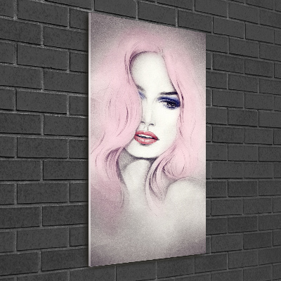 Staand foto in plexiglas Abstracte vrouw