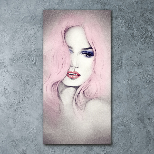 Staand foto in plexiglas Abstracte vrouw