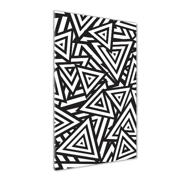 Staand foto in plexiglas Achtergrond met driehoeken