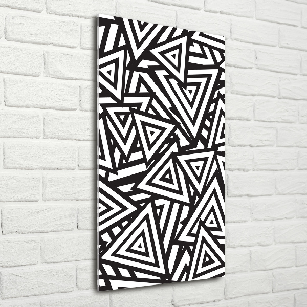 Staand foto in plexiglas Achtergrond met driehoeken