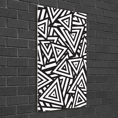 Staand foto in plexiglas Achtergrond met driehoeken