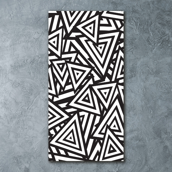 Staand foto in plexiglas Achtergrond met driehoeken