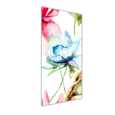 Staand foto plexiglas Klaprozen