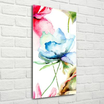 Staand foto plexiglas Klaprozen