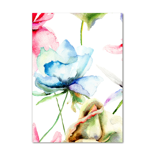 Staand foto plexiglas Klaprozen