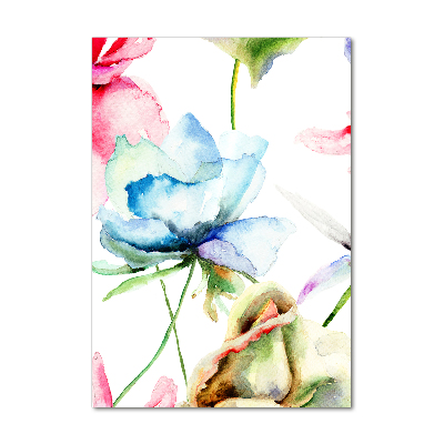 Staand foto plexiglas Klaprozen