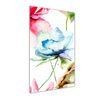 Staand foto plexiglas Klaprozen