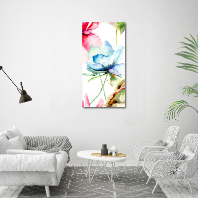 Staand foto plexiglas Klaprozen