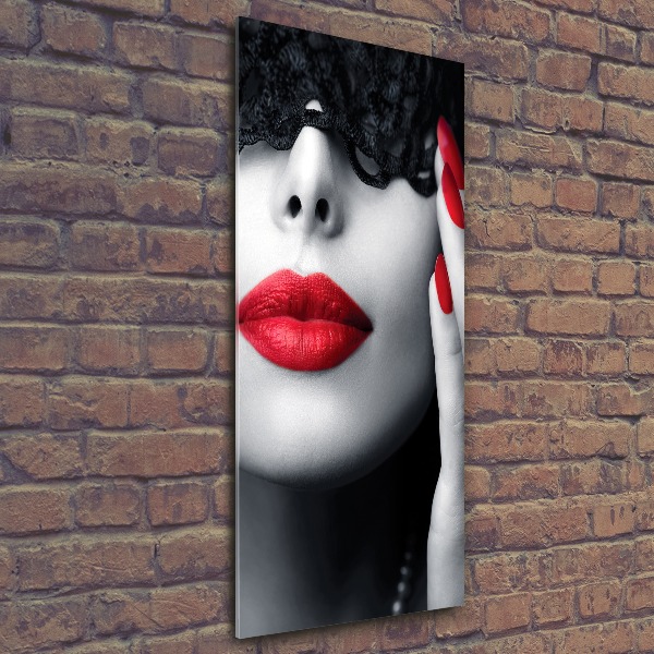 Staand foto in plexiglas Kanten masker