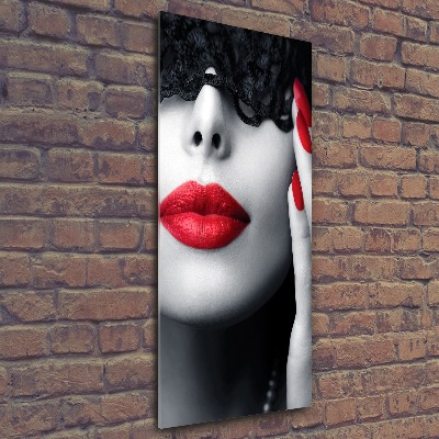 Staand foto in plexiglas Kanten masker