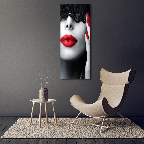 Staand foto in plexiglas Kanten masker