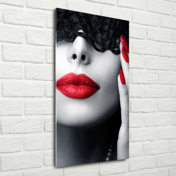 Staand foto in plexiglas Kanten masker