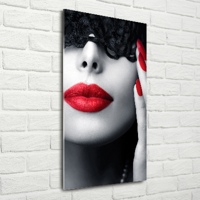 Staand foto in plexiglas Kanten masker