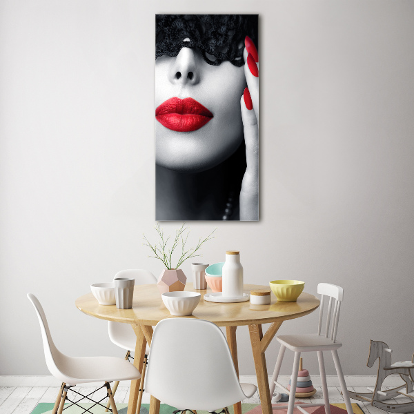 Staand foto in plexiglas Kanten masker