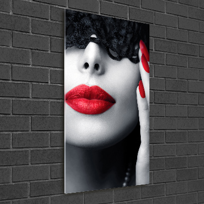 Staand foto in plexiglas Kanten masker