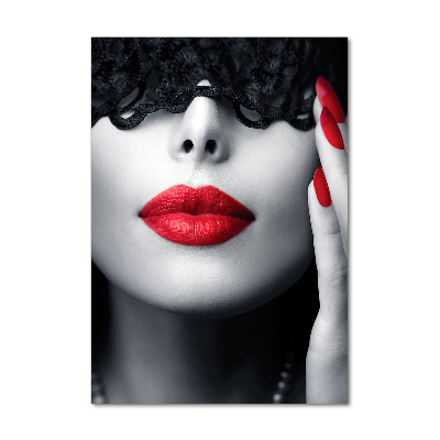 Staand foto in plexiglas Kanten masker