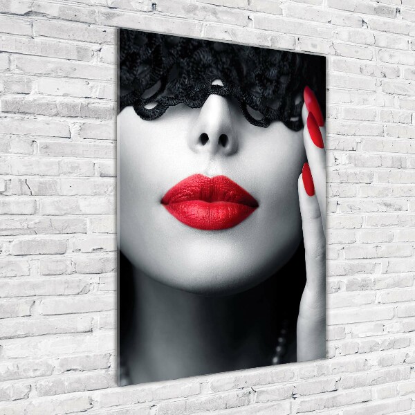 Staand foto in plexiglas Kanten masker