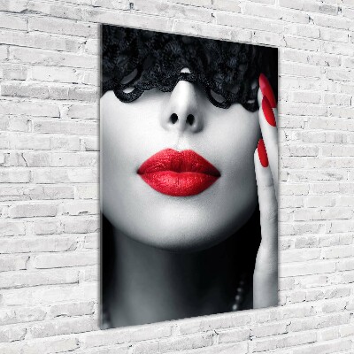 Staand foto in plexiglas Kanten masker