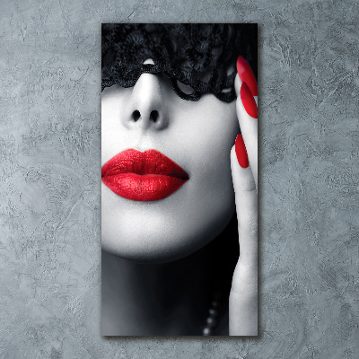 Staand foto in plexiglas Kanten masker