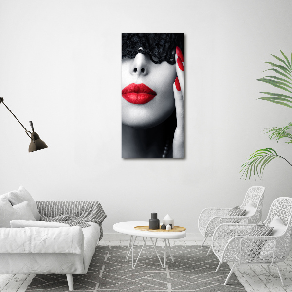 Staand foto in plexiglas Kanten masker